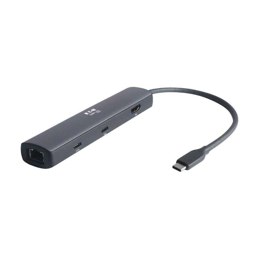 Tripp Lite by Eaton USB-C Mini Dock and Multiport Adapter - 8K HDMI USB 3.x Gen 2 (10Gbps) Hub Ports Gigabit Ethernet 100W PD Charging HDR HDCP 2.3