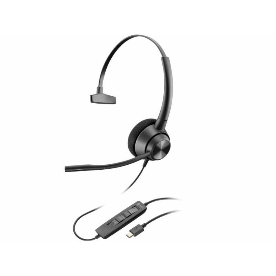 Poly EncorePro 310 USB-C Monoaural Headset TAA