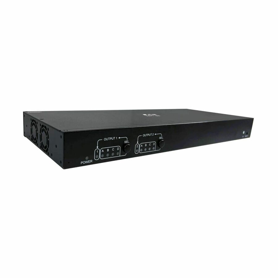 Eaton Tripp Lite Series 4x2 HDMI over Cat6 Matrix Switch Kit, Switch/2x Pigtail Receivers - 4K 60 Hz, HDR, 4:4:4, PoC, 230 ft. (70.1 m), TAA