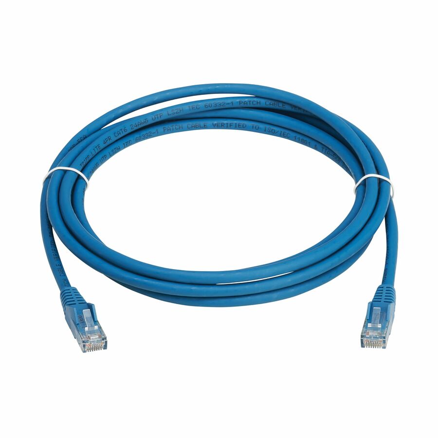 Eaton Tripp Lite Series Cat6 Gigabit Snagless Molded UTP Ethernet Cable (RJ45 M/M), PoE, LSZH, Blue, 3.5 m (11.5 ft.)