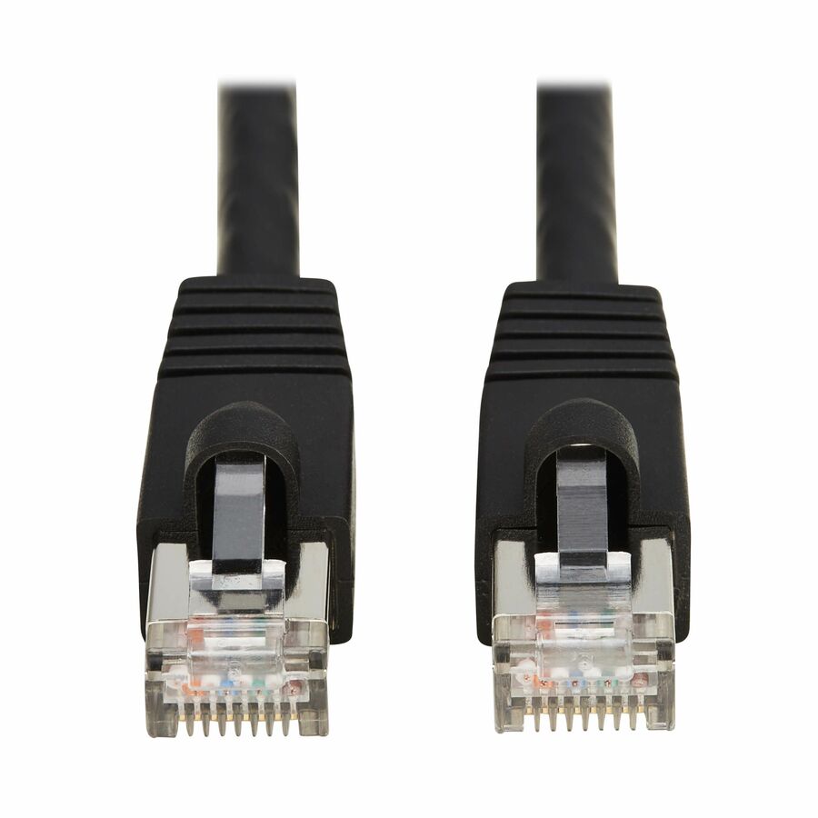 Eaton Tripp Lite Series Cat8 40G Snagless SSTP Ethernet Cable (RJ45 M/M), PoE, Black, 7 ft. (2.1 m)