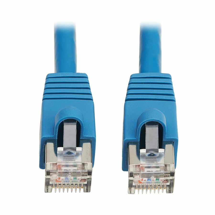 Eaton Tripp Lite Series Cat8 40G Snagless SSTP Ethernet Cable (RJ45 M/M), PoE, LSZH, Blue, 0.5 m (1.6 ft.)