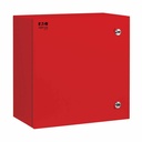 Eaton Tripp Lite Series SmartRack Outdoor Industrial Enclosure with Lock - NEMA 4, Surface Mount, Metal Construction, 18 x 18 x 10 in., Red