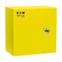 Eaton Tripp Lite Series SmartRack Outdoor Industrial Enclosure with Lock - NEMA 4, Surface Mount, Metal Construction, 10 x 10 x 6 in., Yellow