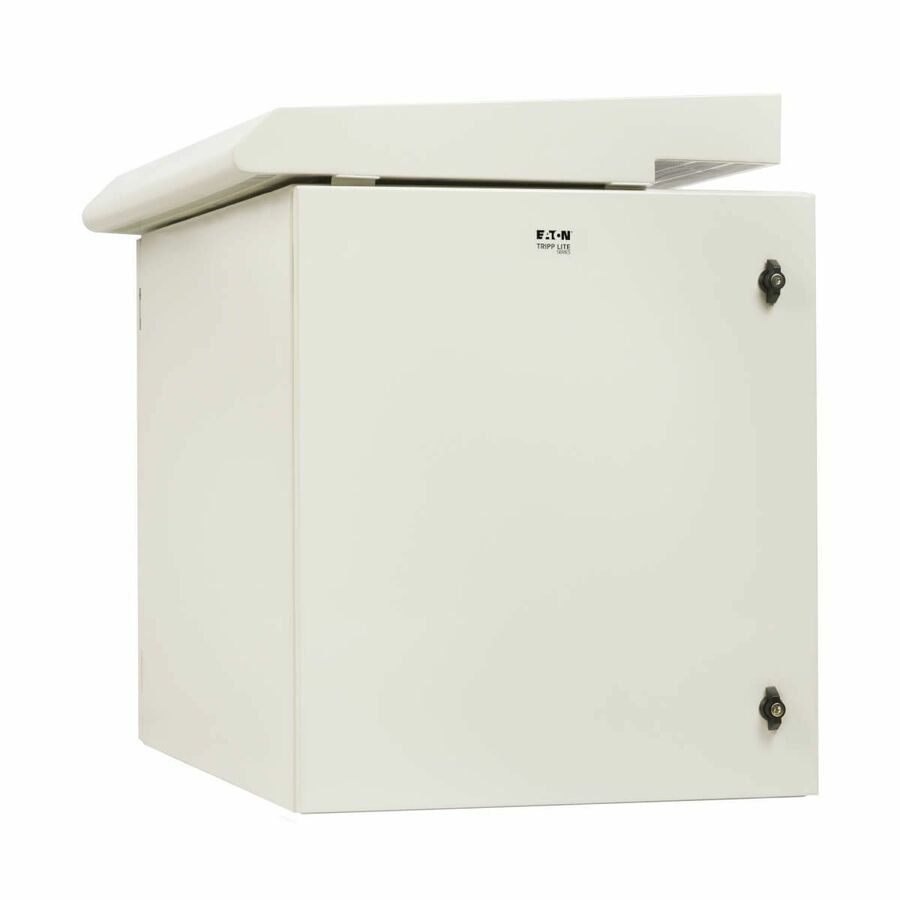 Eaton Tripp Lite Series SmartRack Industrial Enclosure - NEMA 3R, Wall Mount, Heavy-Duty Metal, Locking, Fan With Thermal Switch, 32.5 in. Depth, 12U, Gray