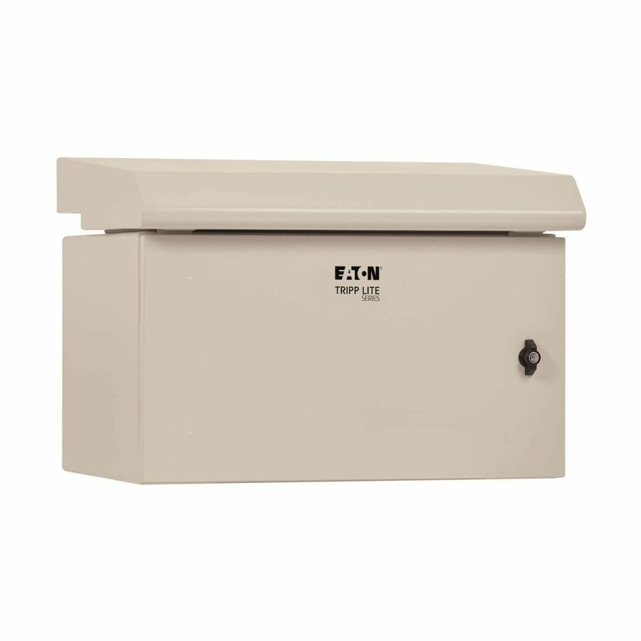 Eaton Tripp Lite Series SmartRack Industrial Enclosure - NEMA 3R, Wall Mount, Metal, Locking, Fan With Thermal Switch, 16.5 in. Depth, 6U, Gray