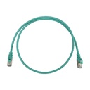 Tripp Lite by Eaton Cat6a 10G Snagless Shielded Slim STP Ethernet Cable (RJ45 M/M), PoE, Aqua, 3 ft. (0.9 m)