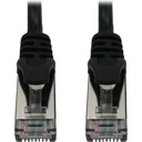 Eaton Tripp Lite Series Cat6a 10G Snagless Shielded Slim STP Ethernet Cable (RJ45 M/M), PoE, Black, 15 ft. (4.6 m)