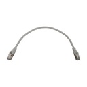 Eaton Tripp Lite Series Cat6a 10G Snagless Shielded Slim STP Ethernet Cable (RJ45 M/M), PoE, White, 1 ft. (0.3 m)