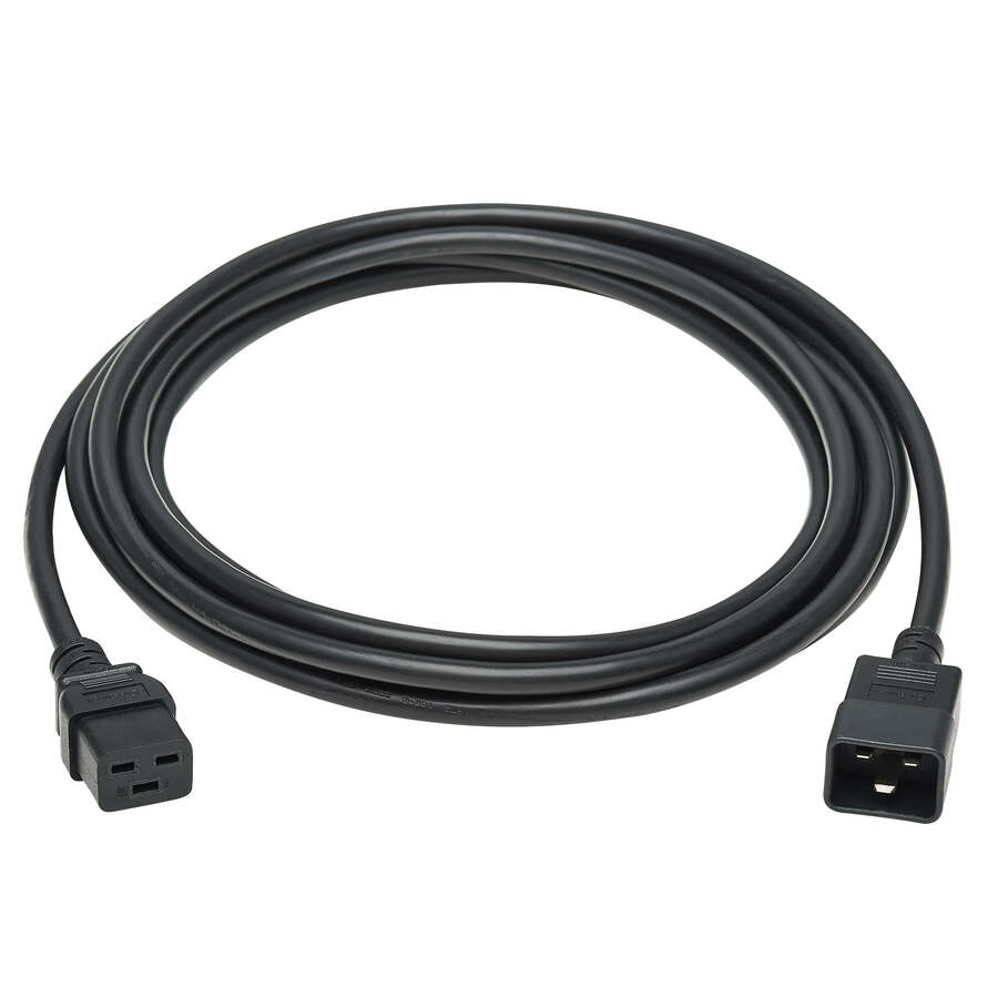 Tripp Lite by Eaton Power Extension Cord C19 to C20 - Heavy-Duty 15A 250V 14 AWG 15 ft. (4.6 m) Black