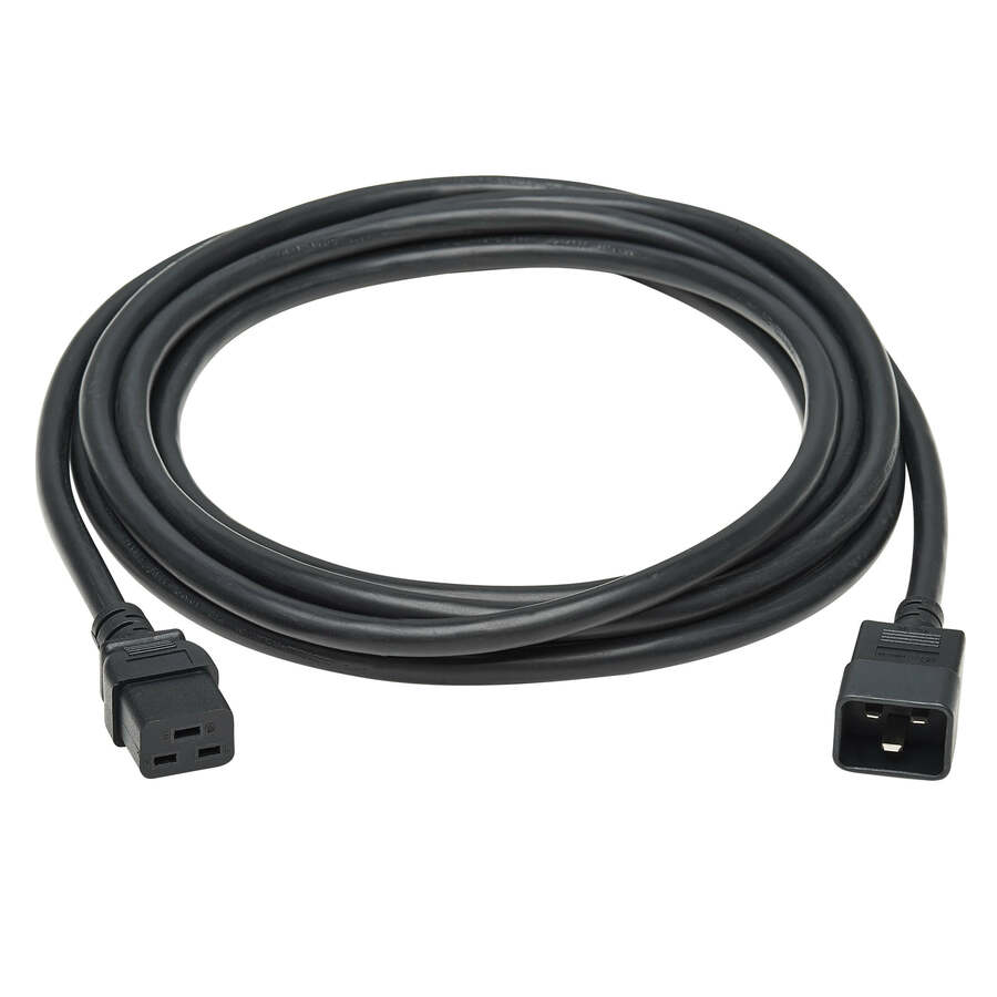 Tripp Lite by Eaton Power Extension Cord C19 to C20 - Heavy-Duty 20A 250V 12 AWG 15 ft. (4.6 m) Black