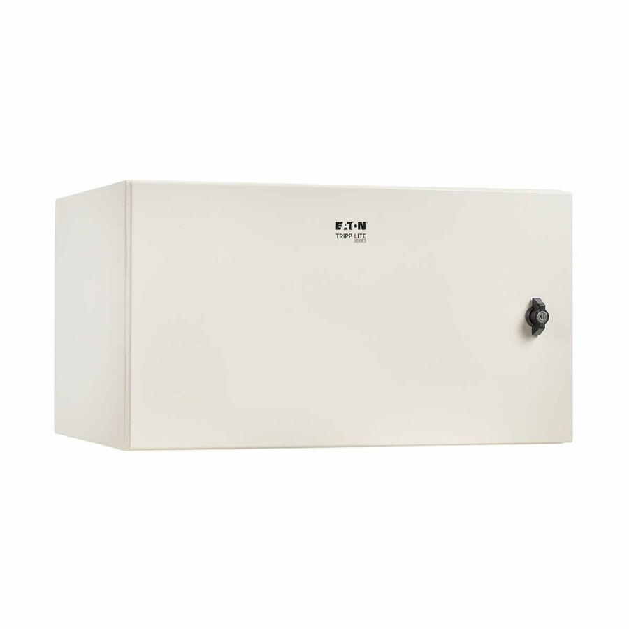 Eaton Tripp Lite Series SmartRack Industrial Enclosure with Lock - NEMA 4, Wall Mount, Metal Construction, 16.5 in. Depth, 6U, Gray