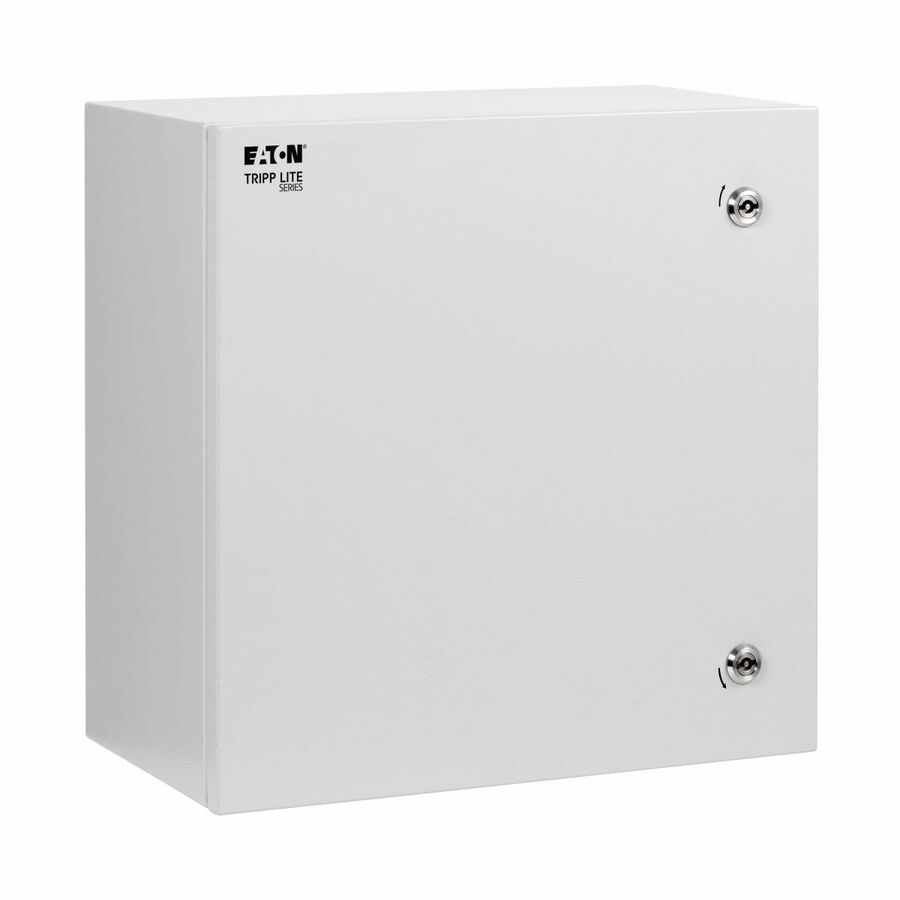 Tripp Lite by Eaton SmartRack Outdoor Industrial Enclosure with Lock - NEMA 4, Surface Mount, Metal Construction, 18 x 18 x 6 in., Gray