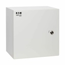 Eaton Tripp Lite Series SmartRack Outdoor Industrial Enclosure with Lock - NEMA 4, Surface Mount, Metal Construction, 14 x 14 x 6 in., Gray