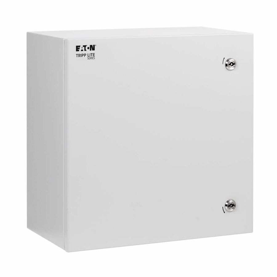 Tripp Lite by Eaton SmartRack Outdoor Industrial Enclosure with Lock - NEMA 4, Surface Mount, Metal Construction, 18 x 18 x 10 in., Gray