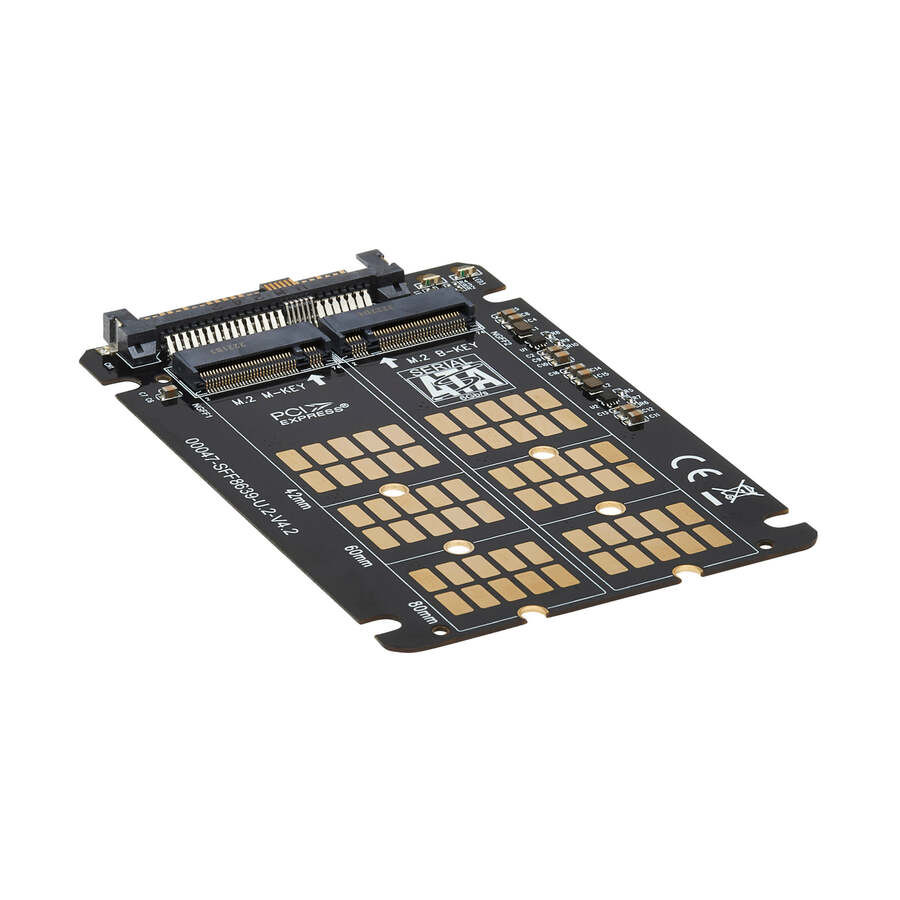 Eaton Tripp Lite Series U.2 to M.2 Adapter for M.2 PCIe NVMe SSD, SFF-8639