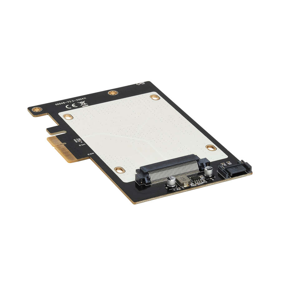 Eaton Tripp Lite Series U.2 to PCIe Adapter for 2.5" NVMe U.2 SSD, SFF-8639, PCI Express (x4) Card