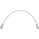 Tripp Lite by Eaton Cat6a 10G Snagless Molded Slim UTP Ethernet Cable (RJ45 M/M), PoE, White, 1 ft. (0.3 m)
