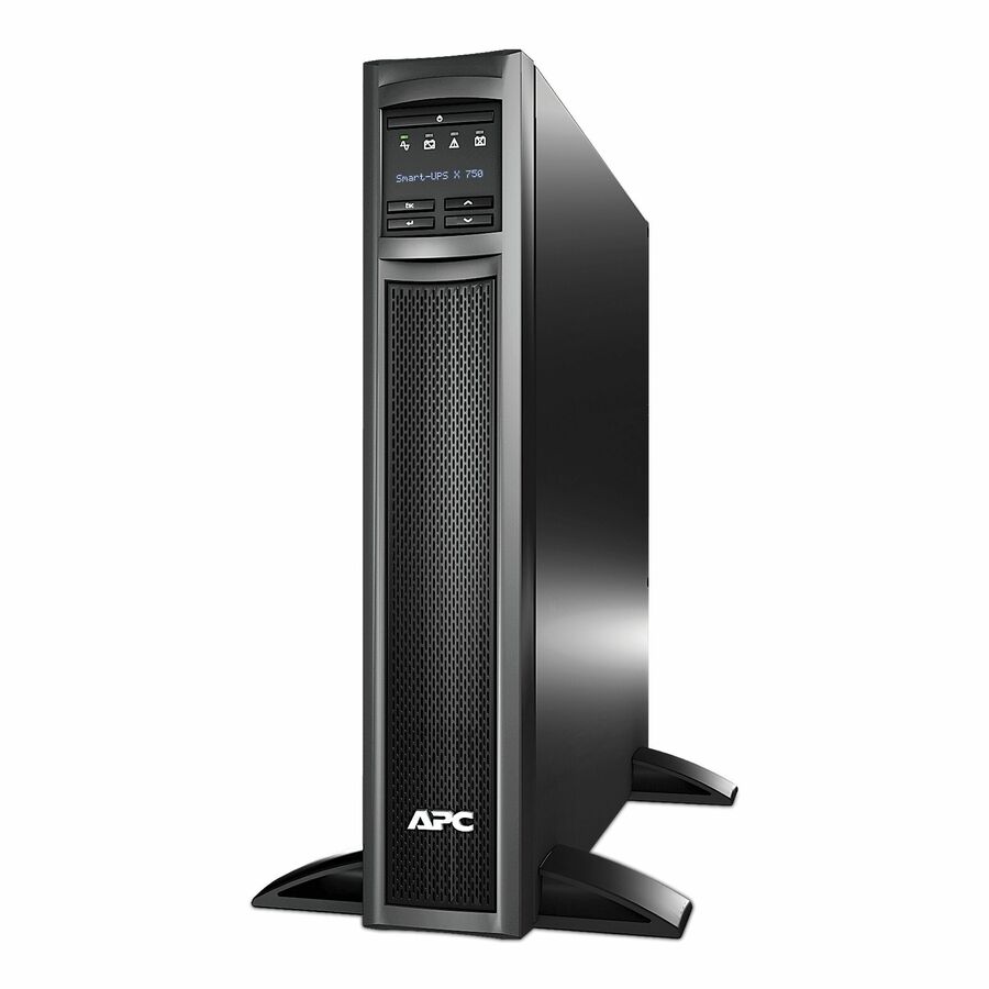 APC Smart-UPS X, Line Interactive, 750VA, Rack/tower convertible 2U, 120V, 8x 5-15R NEMA, SmartConnect port, Extended runtime [TAA]