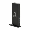 Eaton Tripp Lite Series USB-A / USB-C Dual Display Docking Station - 1080p 60 Hz HDMI, USB 3.x (5Gbps) and USB 2.0 Hub Ports, GbE