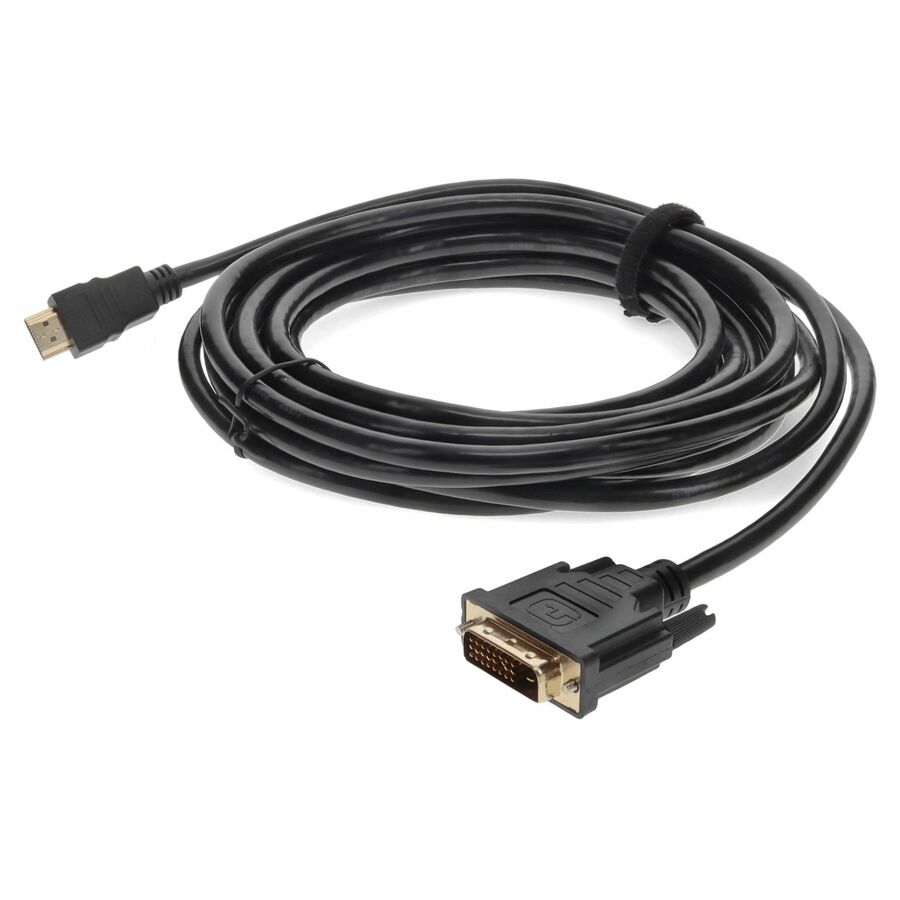 AddOn 6ft HDMI 1.3 Male to DVI-D Dual Link (24+1 pin) Male Black Cable For Resolution Up to 2560x1600 (WQXGA)