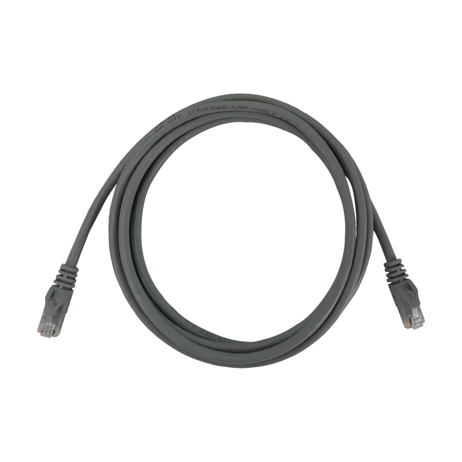 Eaton Tripp Lite Series Cat6a 10G Snagless Molded UTP Ethernet Cable (RJ45 M/M), PoE, Gray, 6 ft. (1.8 m)