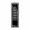 Tripp Lite by Eaton 8-Port Managed Industrial Gigabit Ethernet Switch - Layer 2, 1 Gbps, PoE+ 30W, -40�° to 75�°C, DIN Mount