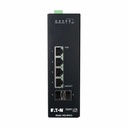 Eaton Tripp Lite Series 4-Port Lite Managed Industrial Gigabit Ethernet Switch - 10/100/1000 Mbps, 2 GbE SFP Slots, -10° to 60°C, DIN Mount, TAA