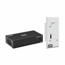 Eaton Tripp Lite Series DisplayPort to HDMI over Cat6 Extender Kit, Box Transmitter/Wall Plate Receiver, 4K 60 Hz, 4:4:4, PoC, HDCP 2.2, 230 ft. (70.1 m), TAA