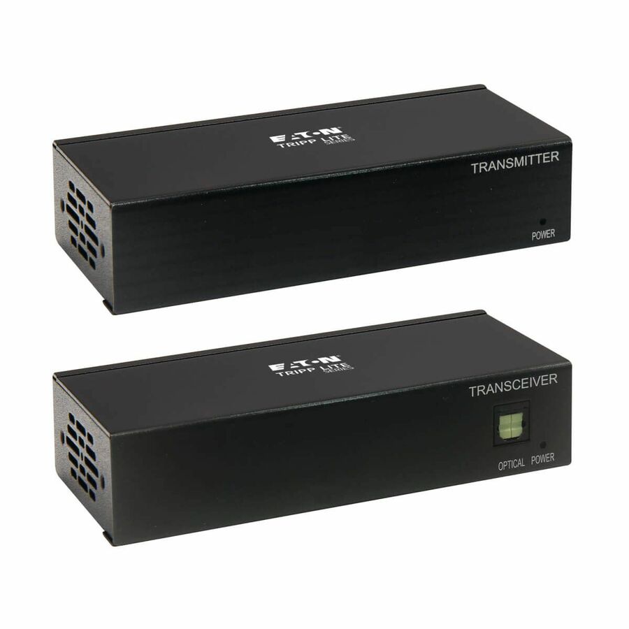 Eaton Tripp Lite Series DisplayPort over Cat6 Extender Kit, Transmitter and Receiver with Repeater, 4K, 4:4:4, PoC, 230 ft. (70.1 m), TAA
