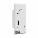 Eaton Tripp Lite Series 1-Port HDMI over Cat6 Receiver, Wall Plate - 4K 60 Hz, HDR, 4:4:4, PoC, HDCP 2.2, 230 ft. (70.1 m), TAA