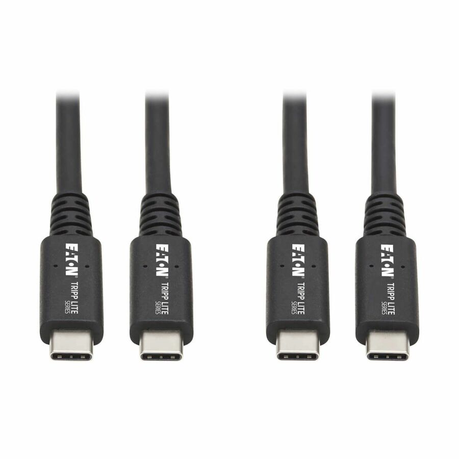 Tripp Lite by Eaton USB4 40Gbps Cable (M/M) - USB-C 8K 60 Hz 100W PD Charging Black 31 in. (0.8 m)