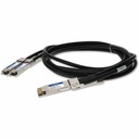 AddOn Arista Networks® CAB-D-2Q-400G-2-5M Compatible TAA Compliant 400GBase-CU QSFP-DD 400G to 2xQSFP56 200G PAM-4 Direct Attach Cable (Passive Twinax, 2.5m)
