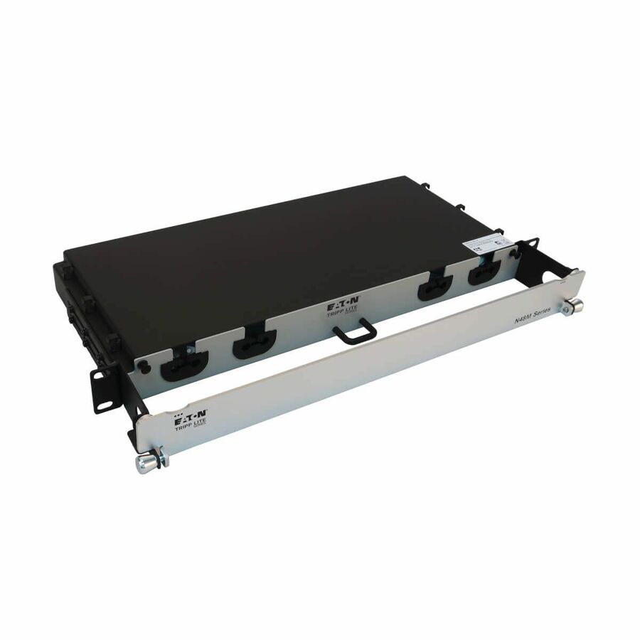 Eaton Tripp Lite Series Preloaded Fiber Panel, 1U - 4x (8x LC/LC Duplex M/M) 16F Trunk Cables, OM4 Multimode, 10 m (32.8 ft.)