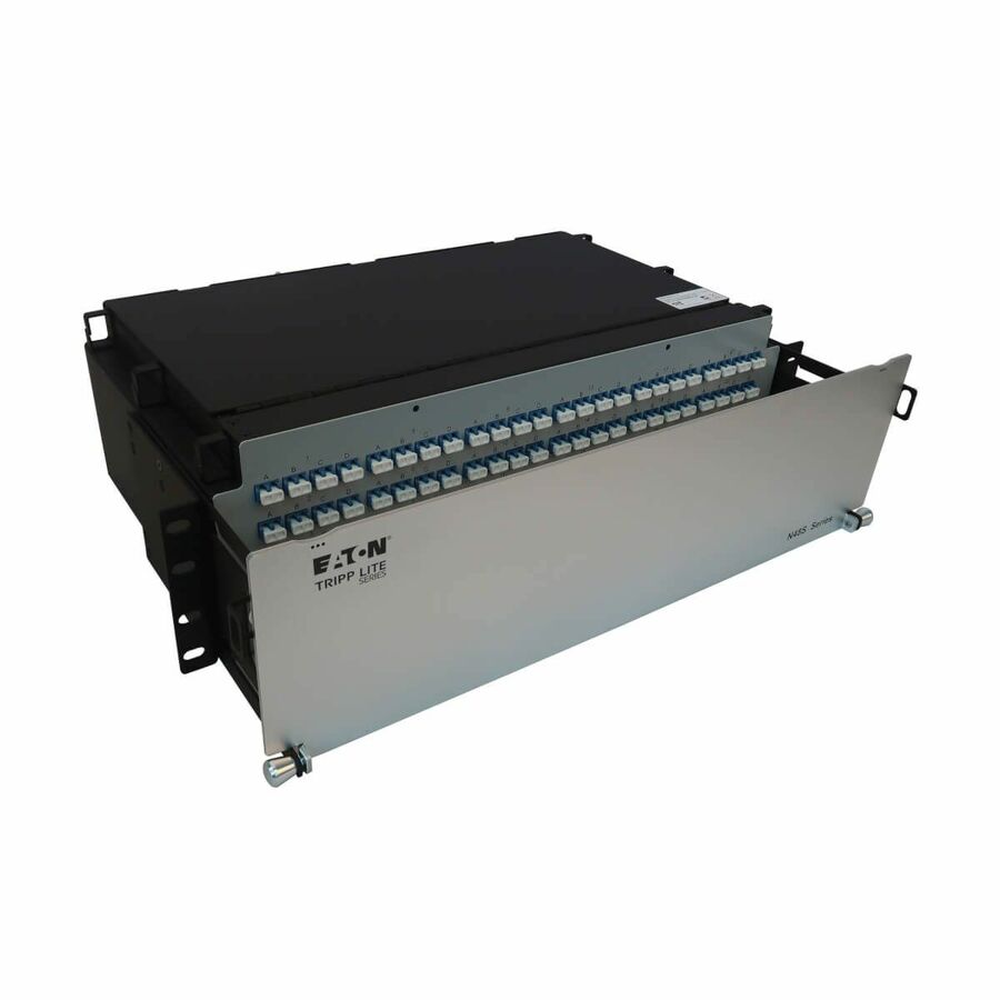 Eaton Tripp Lite Series Preloaded Fiber Patch Panel, 3U - 24x (12F MTP/MPO-APC to 4x LC Duplex F/F) 8F Trunk Cables, OS2 Singlemode, 10 m (32.8 ft.)