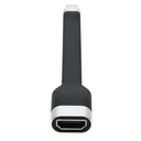 Eaton Tripp Lite Series USB-C to HDMI Flat Adapter Cable (M/F), 4K 60 Hz, HDR, Thunderbolt 3 Compatible, Black, 5 in. (12.7 cm)
