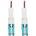 Eaton Tripp Lite Series 400G Duplex Multimode 50/125 OM4 Fiber Optic Cable (CS-PC/CS-PC), Round LSZH Jacket, Magenta, 5 m