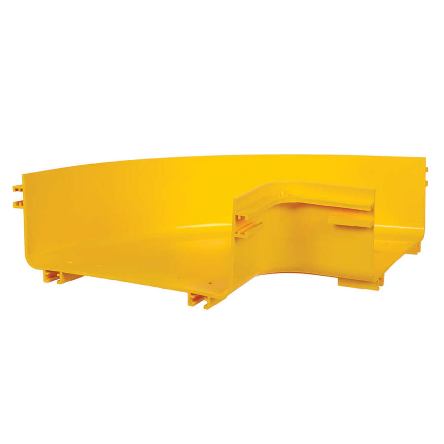 Eaton Tripp Lite Series Toolless Horizontal 90-Degree Elbow for Fiber Routing System, 240 mm (10 in.)