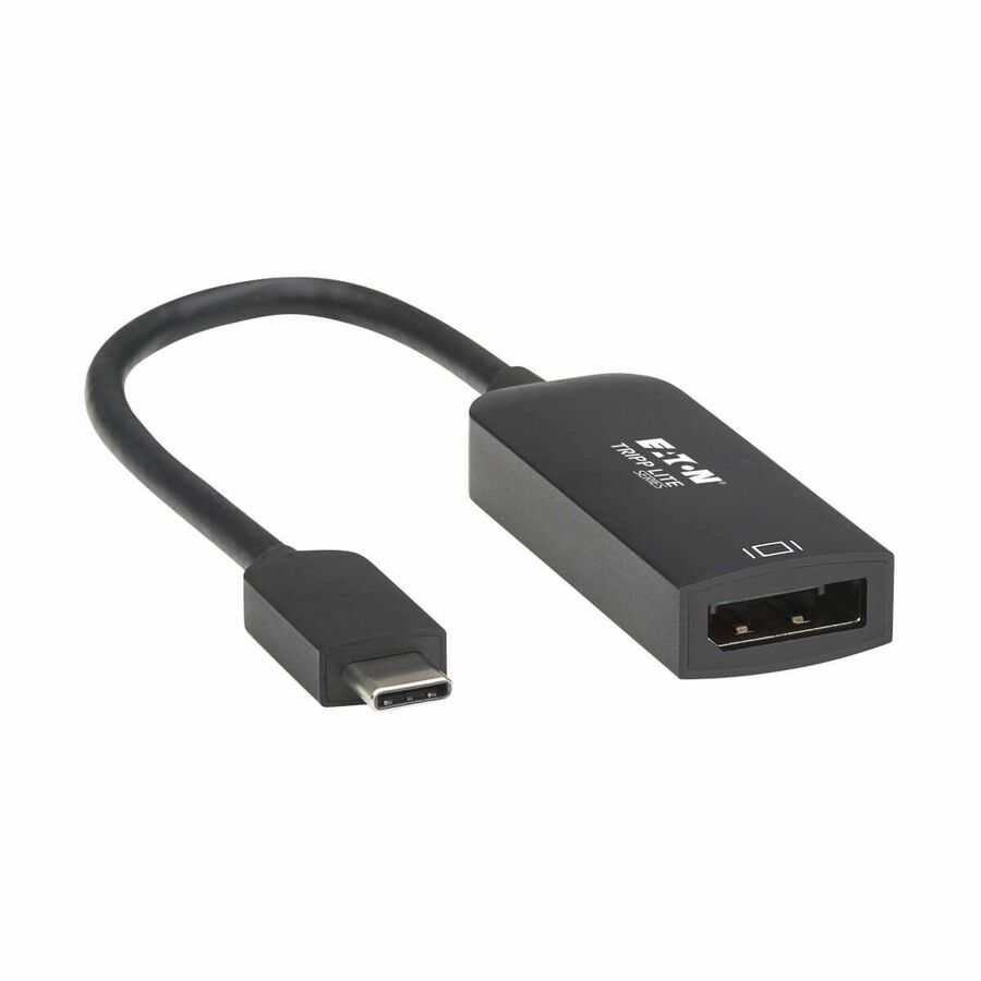 Eaton Tripp Lite Series USB-C to DisplayPort Active Adapter Cable with Equalizer (M/F), UHD 8K, HDR, DP 1.4, Black, 6 in. (15.2 cm)