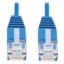 Eaton Tripp Lite Series Cat6 Gigabit Molded Ultra-Slim UTP Ethernet Cable (RJ45 M/M), Blue, 7 ft. (2.13 m)