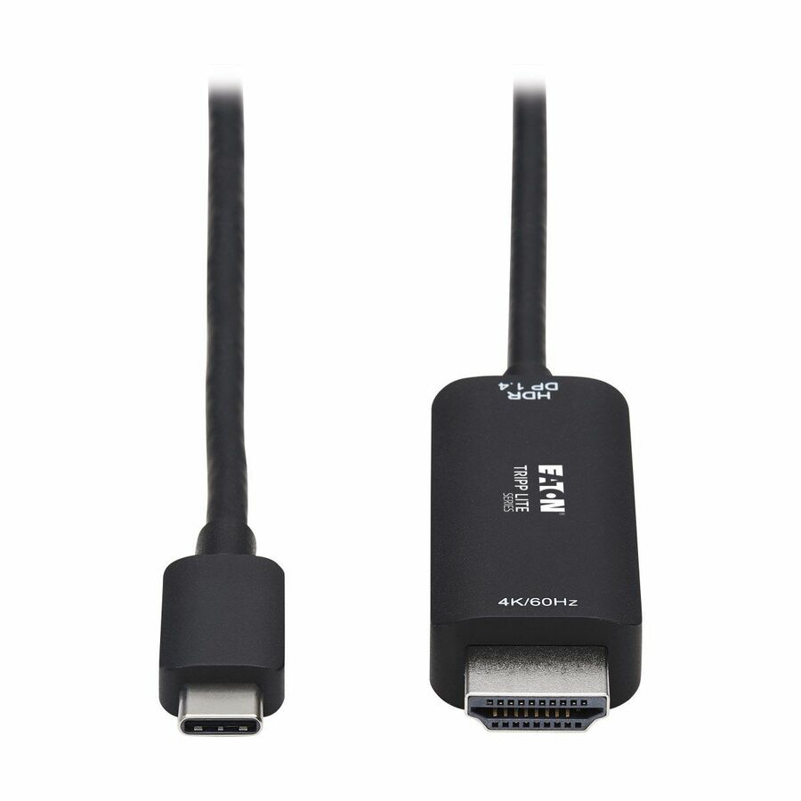 Tripp Lite by Eaton USB-C to HDMI Active Adapter Cable (M/M) 4K 60 Hz HDR HDCP 2.2 DP 1.4 Alt Mode Black 6 ft. (1.8 m)