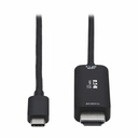 Tripp Lite by Eaton USB-C to HDMI Active Adapter Cable (M/M) 4K 60 Hz HDR HDCP 2.2 DP 1.4 Alt Mode Black 6 ft. (1.8 m)