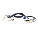 ATEN 1.8M USB VGA to DVI-A KVM Cable with Audio