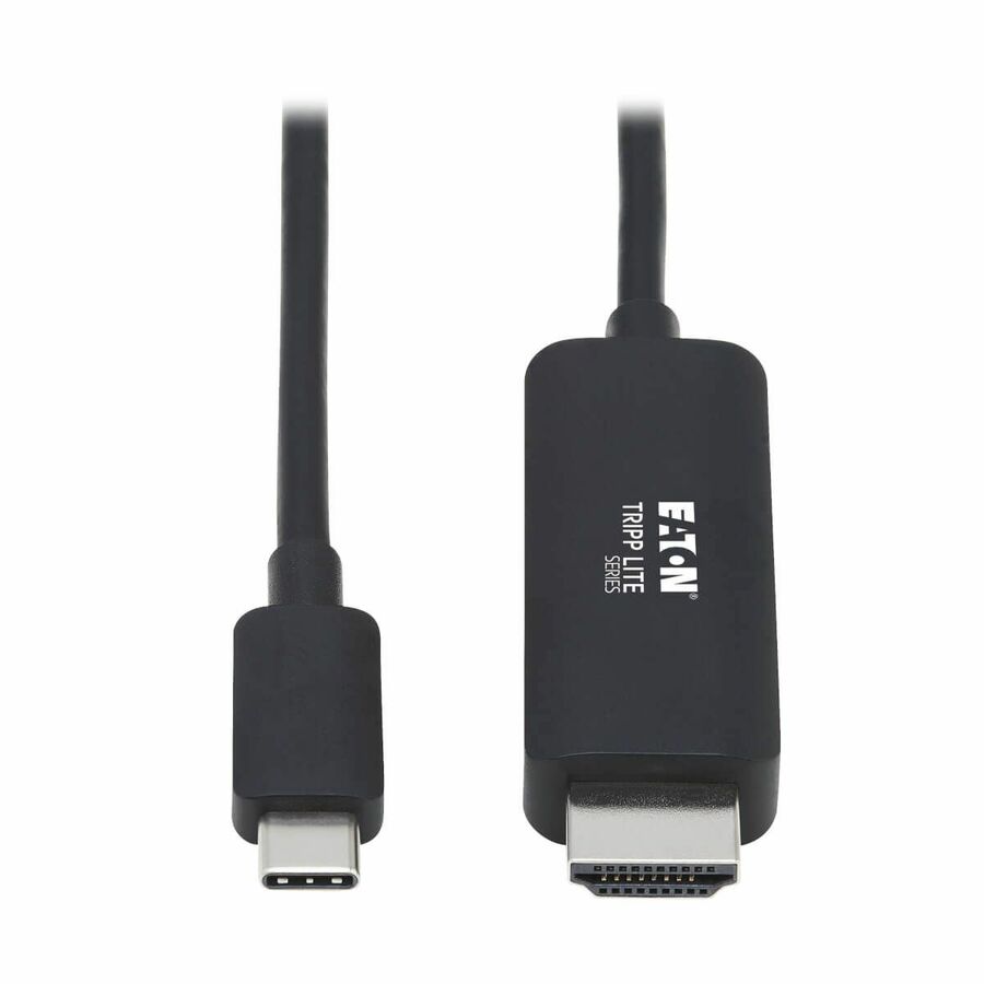 Eaton Tripp Lite Series USB-C to HDMI Adapter Cable (M/M), 4K, 4:4:4, Thunderbolt 3 Compatible, Black, 3 ft. (0.9 m)