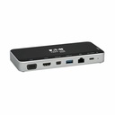 Tripp Lite by Eaton USB Dock Triple Display - 4K HDMI & mDP VGA USB 3.x (5Gbps) USB-A/C Hub GbE 60W PD Charging