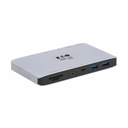 Tripp Lite by Eaton Thunderbolt 3 Dock w USB-C Compatibility, Dual Display - 8K DisplayPort, USB 3.2 Gen 2 10G, USB-A/C Hub, Memory Card, GbE, 60W Charging