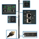 Tripp Lite by Eaton PDU 5.5kW Single-Phase Monitored Per-Outlet PDU - LX Platform 24 Outlets (208/230V) L6-30P Input 0U TAA