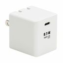Eaton Tripp Lite Series 40W Compact USB-C Wall Charger - GaN Technology, USB-C Power Delivery 3.0