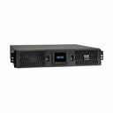 Tripp Lite by Eaton series SmartOnline 3000VA 2700W 120V Double-Conversion UPS - 7 Outlets, Extended Run, Network Card Included, LCD, USB, DB9, 2U Rack/Tower Battery Backup