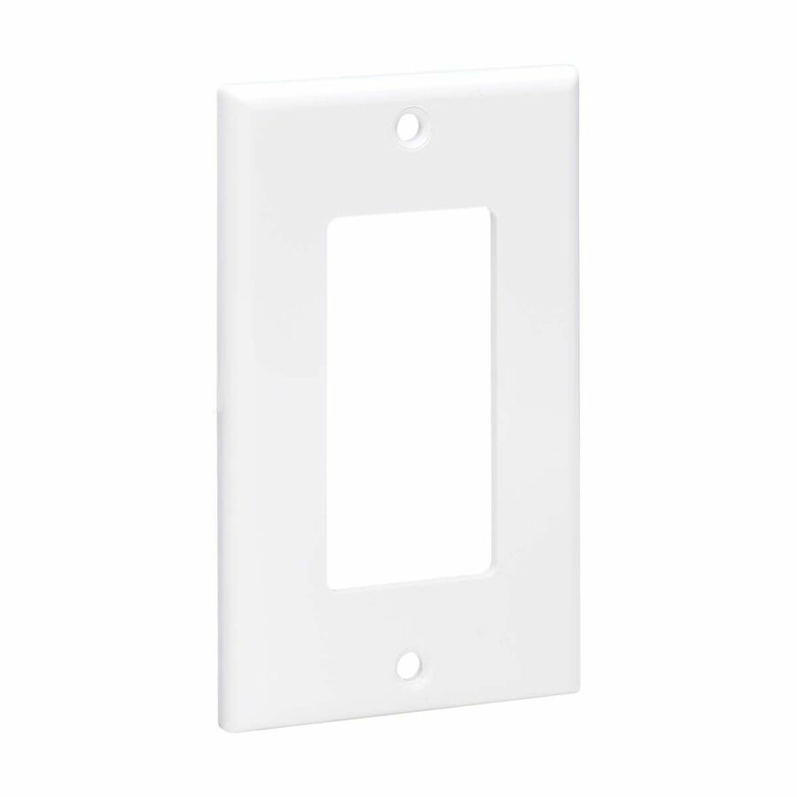 Eaton Tripp Lite Series Single-Gang Faceplate, Decora Style - Vertical, White, TAA